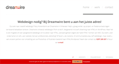 Desktop Screenshot of dreamwire.nl