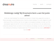 Tablet Screenshot of dreamwire.nl